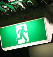 emergency exit light